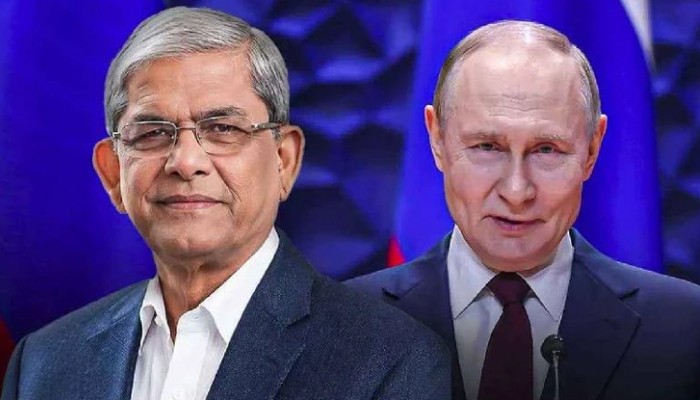 রাষ্ট্রপতি মির্জা ফখরুলকে পুতিনের অভিনন্দন