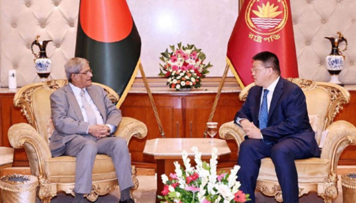 রাষ্ট্রপতির সঙ্গে চীনের রাষ্ট্রদূতের সৌজন্য সাক্ষাৎ